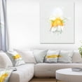 thumbnail image 1 of Art sur Toile de Narcisse Blanche Aquarelle - Impression Florale, 1 of 3