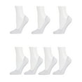 thumbnail image 3 of MeMoi Mid-Cut Liner Cotton Blend Sock 7-Pack - Womens - Female, One Size, Black-White, 3 of 9