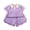a17-Purple, variant on Kids Summer Outfits Set for 1t 2t 3t 4t 5t 2Pcs Toddler Girls Short Sleeve Waffle Knit Polo Shirt with Flower Embroidery T-Shirt and Shorts Clothing(6-12 Months,Purple)
