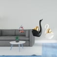 thumbnail image 2 of Figura Decorativa Abstracta De Un Cisne Pensador, Estatua De Resina, Adorno De Escritorio, Escultura Coleccionable Para Dormitorio, Cajón, Oficina, Tienda, Estantería, Entrada O Mesa., 2 of 8
