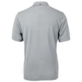 thumbnail image 3 of Men's Cutter & Buck  Gray Ivy League Virtue Eco Pique Recycled Polo, 3 of 3