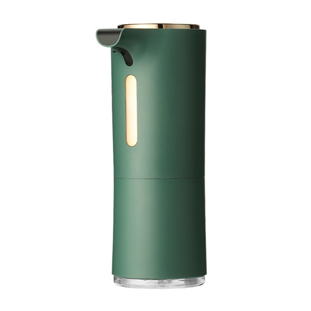 Moyic Dispensador de jabón de espuma inteligente Dispensador de jabón automático sin contacto Baño para cocina Máquina de de Suministros de limpieza para el hogar Verde