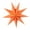 Orange, variant on SPRING PARK 30cm Nine-pointed Paper Star Lantern Decoration - Perfect for Weddings, Holiday, Birthday Party Celebration & Home Decor