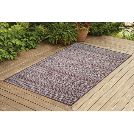 Outdoor Sisal Rug Benissimo Indoor / Outdoor Sisal Area Rug Restoration Collection Non-Skid, Woven, Durable, and Easy Cleaning | Machine Rug for Living Room, Kitchen, Garage, Kids room etc. | 5x7 | Brick ()