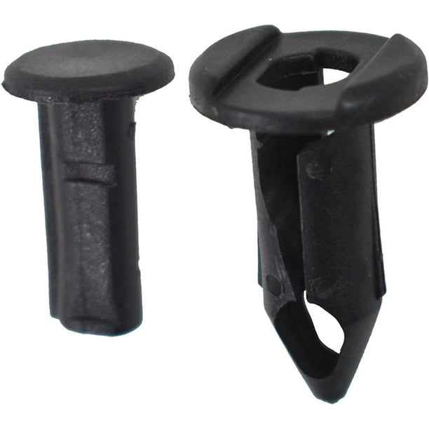 waltyotur ATV Retainer Clips 8mm Push Pin Splash Guard Body Panel 100 psc Replacement for Honda