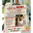 thumbnail image 3 of Personalized to My Mom Blanket from Daughter Son Love Letter Mail to Mom Birthday Mothers Day Christmas Customized Fleece Sherpa Blanket, Custom Name Throw Blanket Gifts for Women, Her, Mother, 3 of 6