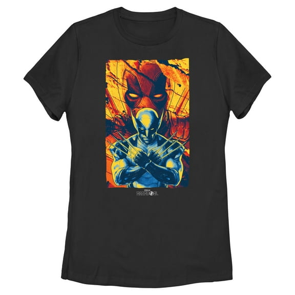 Women's Marvel: Deadpool & Wolverine Gradient Poster Graphic T-Shirt