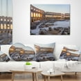 thumbnail image 3 of Designart Inside Ancient Roman Amphitheater - Landscape Printed Throw Pillow - 18x18, 3 of 4