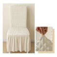 thumbnail image 3 of Oiur Chair Cover Color Banquet Chair Wear Resistant Super Soft Non-Fading Solid Slipcover Stretch Wedding Chair Protector, 3 of 13