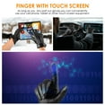 thumbnail image 3 of REDESS Genuine Leather Black Gloves for Men, Soft Winter Warm Touch Screen Gloves for Motorcycle Driving, 3 of 6