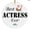 Actress, variant on Best Millwright Ever Christmas Ceramic Ornament, Appreciation Gift, Holiday Tree Decoration