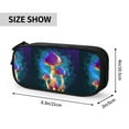 thumbnail image 4 of Vsdgher Magic Mushrooms ,Fireflies Print Large Capacity Pencil Case Pouch with Zipper, Portable Aesthetic Big Capacity Pencil Cases Pen Office Travel Stationery Bag, 4 of 8