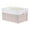 White/Khaki 17.7*13.8*10in, variant on Unique Bargains Fabric Storage Cube Storage Bin Storage Basket Grey/White 17.7*13.8*10in