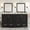 Black, variant on 60" Bathroom Vanity with Single Sink, Combo Cabinet Undermount Sink, Bathroom Storage Cabinet with 2 Doors and a Drawer, Soft Closing, Multifunctional Storage, Solid Wood Frame,White