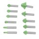 thumbnail image 5 of 11Pcs Round Nose Router Bit Kit Cemented Carbide 8 mm Shank Cove Box Kit for Doors Cabinets Shelves, 5 of 5