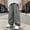 Gray A, variant on BRGZLK Boys Baggy Cargo Pants 2026 Stylish Casual Lightweight Elastic Waist Parachute Pants Zipper Decor Hip Hop Water Resistant Trousers with Pockets Gray 9-10 Years