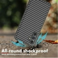 thumbnail image 4 of Tekcoo Shockproof Hexagon Grip Slim Thin Luxury Cell Phone Case for Samsung Galaxy A14 5G, Black, 4 of 8