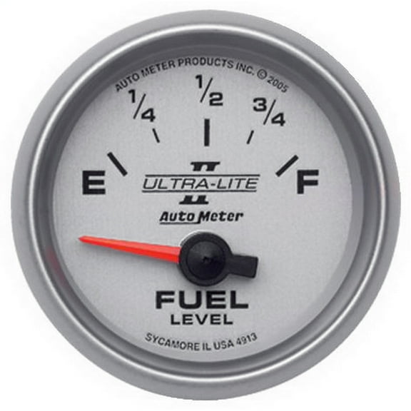 Auto Meter 4913 Ultra-Lite II Short Sweep Electric Fuel Level Gauge