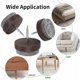 thumbnail image 5 of Deslizadores de silla para clavar, 100 piezas de clavos para deslizadores de muebles, deslizadores redondos de 22 mm, 5 of 5