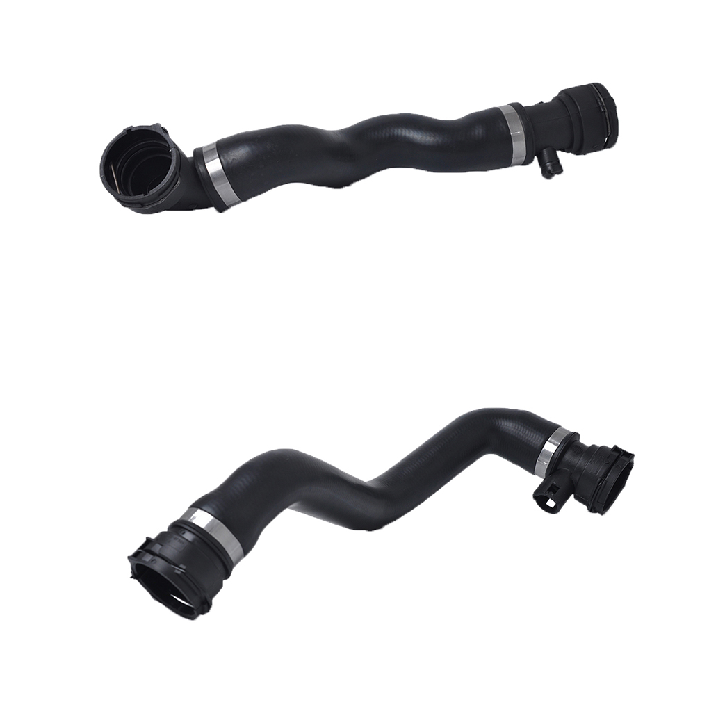 Electronicheart 1 Pair Upper and Lower Right Radiator Coolant Water