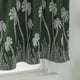thumbnail image 3 of Cortina de ventana con flores bordadas, cenefa de gasa con encaje bordado Verde_74x61cm, 3 of 8