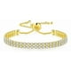 thumbnail image 1 of Pulsera Con Dos Filas De Diamantes Joyeria Mujer Regalos Xtellar plateado, 1 of 4
