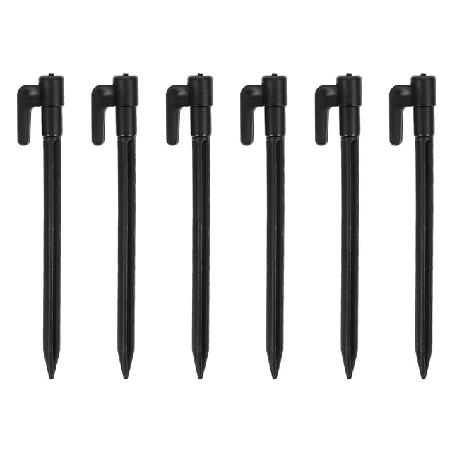 MasteelfCA 50 Pcs Piquets de Fixation pour Tente de Camping, Clous de Fixation en Plastique pour Tente Extérieure