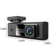 thumbnail image 3 of Herunwer Dash Cam Camera, 1080P WiFi Dash Cam with APP, Dash Camera for Cars with Built-in G-Sensor, 3 of 9