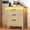 Natural wood color-3drawer, variant on Ataucjin Drawer Chest Dresser with LED Lights and Charging Station, Wood Storage Cabinet with Smart RGB App & Remote Control, Built-in USB-A Type-C AC Outlets