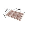 thumbnail image 3 of 6 Slot Snack & Fruit Serving Tray, Multi Compartment Plastic Organizer, Removable Small Boxes, Keep Table Tidy, Easy to Clean, for Parties Gatherings Daily Use, 3 of 6