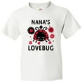 thumbnail image 3 of Inktastic Valentine's Day Nana's Lovebug Youth T-Shirt, 3 of 5