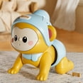 thumbnail image 4 of SYOT Crawling Baby Toys for 6-12 Months, Cute Baby Crawling Toys Gift for Toddler with Music and Light, Interactive Walking Moving Sensory Toys for Infant Baby Girls Boys 12 to 18months, 4 of 8