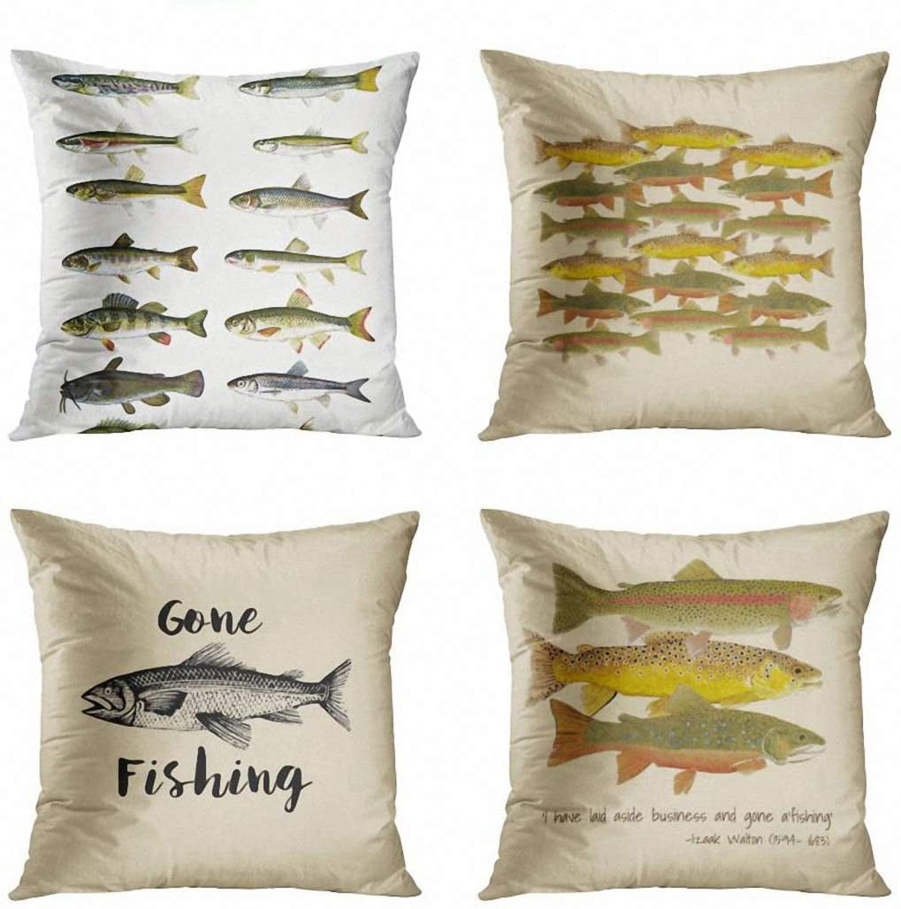 Sometimes Fishing Is The Only Thing That Makes Sense Funny Throw Pillow 