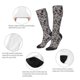 thumbnail image 3 of Fotbe Brown Moose with Pinecones Calcetas Divertidas Estampadas para Hombre y Mujer, Calcetas de Algodón hasta la Rodilla para Caminar, Correr, Enfermería y Embarazo, 3 of 6