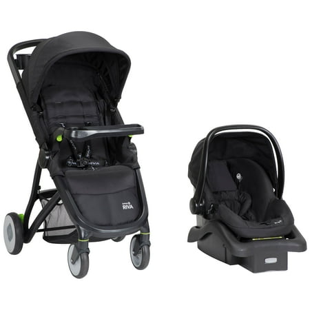 Safety 1st RIVA Ultra Lightweight Travel System Stroller with onBoard35 FLX infant Car Seat, Black (Best Inexpensive Lightweight Stroller)