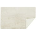 thumbnail image 3 of Luxe Faux Rabbit Rectangular Rug Ivory 1-Piece Soft Plush 100% Vegan, 3 of 5