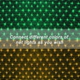 thumbnail image 5 of Pooqla Net Lights, 300LED 14.8x4.9ft Christmas Outdoor Mesh Lights 8 Modes Green Wire, Connectable Waterproof Decorative Light for Bushes Tree Garden ,Green, 5 of 7