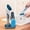 Blue, variant on Long Handle Dishwashing Brush with Soap Dispenser | 4 Replaceable Brush Heads & Sponges | Stainless Steel Kitchen Scrubber for Pots & Pans | Green/Blue/Pink/Grey