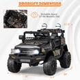 thumbnail image 3 of Gymax Licensed Toyota FJ Toddler Ride on Car 12V Battery Powered Kids Truck Black, 3 of 10