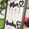 GARENAS Mother's Day Crafts DIY Handwritten Name Photo Frame Ornaments