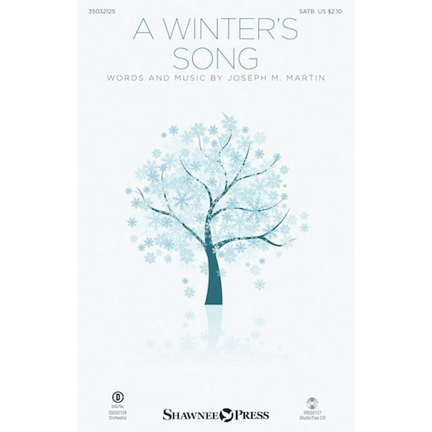 Download A Winter S Song Joseph M Martin Satb Sheet Music Songbook Walmart Com Walmart Com