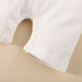 thumbnail image 7 of Newborn Baby Boys Clothes Baby Boys One-piece Romper Bodysuit 0-3 Months Newborn Baby Boys Short Sleeve Romper Jumpsuit Hat Set White, 7 of 7