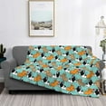 thumbnail image 2 of Naloa Cute French Bulldog Flannel Blankets - Thick and Warm Blanket for Winter, Soft Fuzzy Plush King Blanket for All Seasons80"x60", 2 of 6