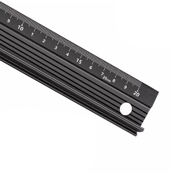 Heavy Duty Aluminum Alloy Ruler Multifunctional Metric Scale Ruler For Office Classroom Engineering Drafting Measuring