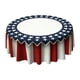 thumbnail image 2 of 4th Of July Round Tablecloth Patriotic Table Cover Waterproof Stain Resistants Reusable Washable For Independence Day Party Home Kitchen Dining Room Decor, 2 of 6