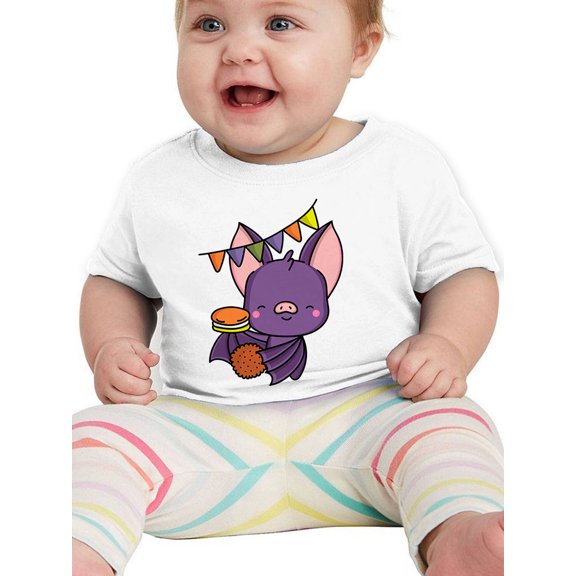 Cute Funbatty W Cookies. T-Shirt Infant -Image by Shutterstock,  6 Months