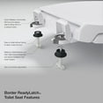 thumbnail image 2 of Kohler 4733-RL-G9 Glenbury Ready Latch Quiet-Close Elongated Toilet Seat - Sandbar, 2 of 3
