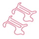 thumbnail image 1 of Clips de papel pequeños Jadeshay 100 piezas con forma de perro, 1 of 14