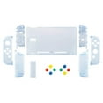 thumbnail image 2 of eXtremeRate Back Plate for Nintendo Switch Console, NS Joycon Handheld Controller Housing with Colorful Buttons, DIY Replacement Shell for Nintendo Switch - Glacier Blue, 2 of 9