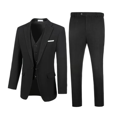 LN LUCIANO NATAZZI Mens Suits 2 Button Modern Fit Side Vent Narrow ...